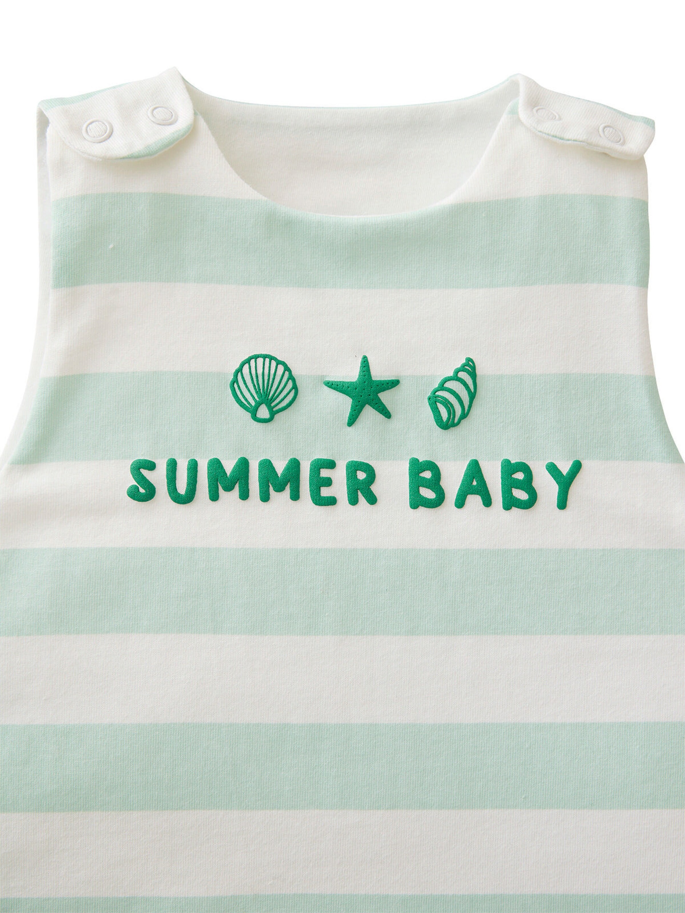 Vertbaudet Baby Sommerschlafsack SUNNY BABY grün