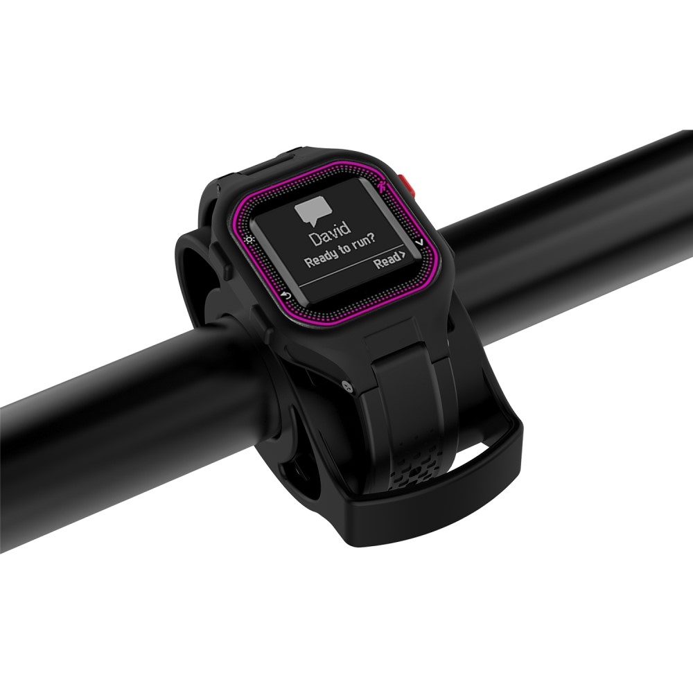 Universal Smart Watch Fahrrad Velo Bike Lenkstangen Silikon Halterung (Apple / Fitbit / Samsung / Huawei / Garmin) - Schwarz