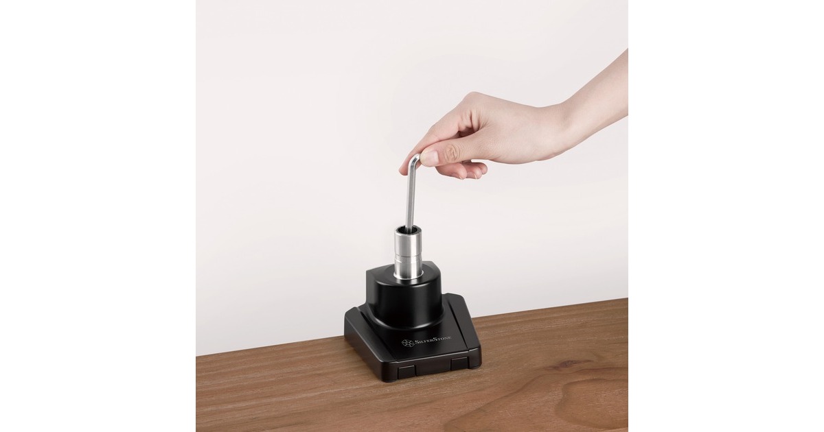 SilverStoneARM13 monitorarm  (Zwart)