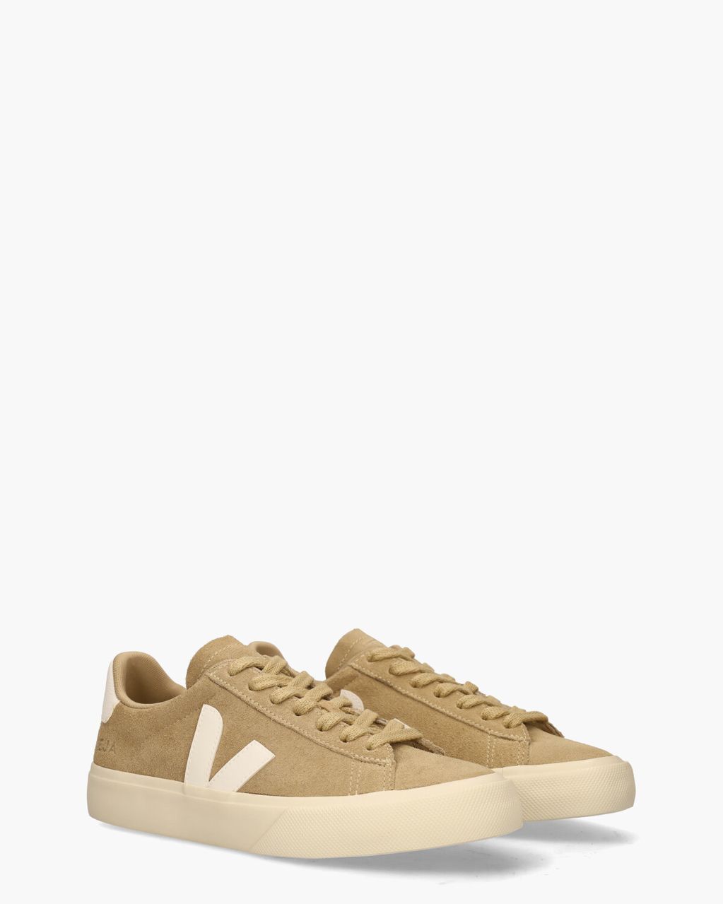 Veja Campo Suede Bruin/Wit Damessneakers