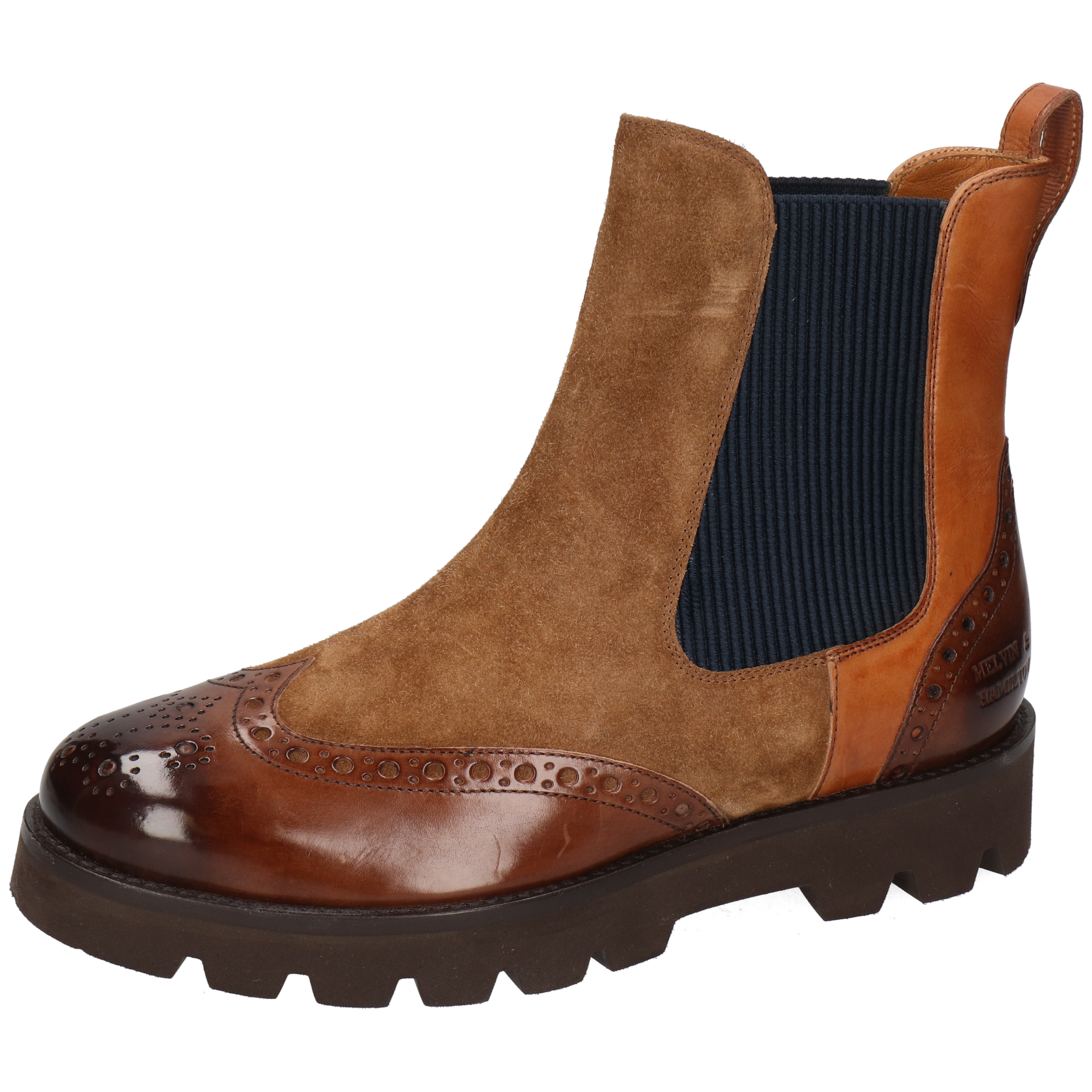 JADE 8 - Bottines à semelle plateforme | Marron