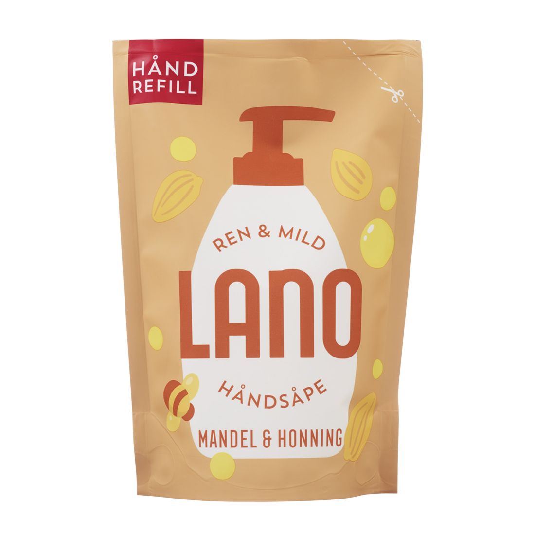 Mandel Honning Håndsåpe Refill 300 ml