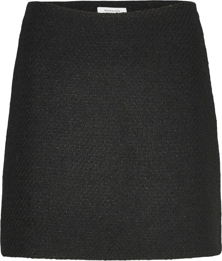 Rosemunde Yoko skirt Black boucle check