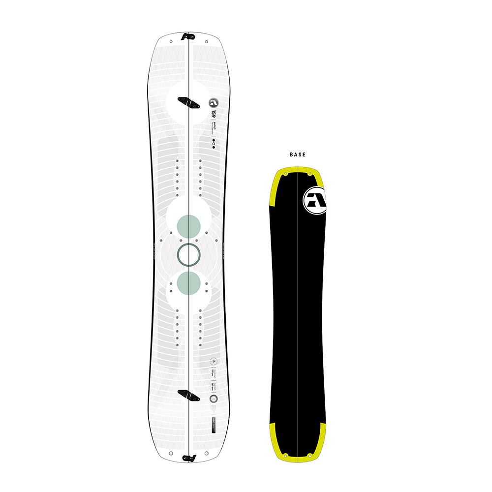 Amplid TOUR OPERATOR - Snowboard freeride black/yellow/white