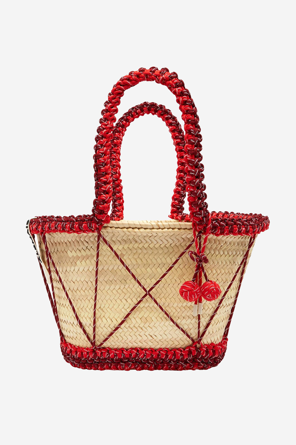 Lalo macrame cord maxi basket