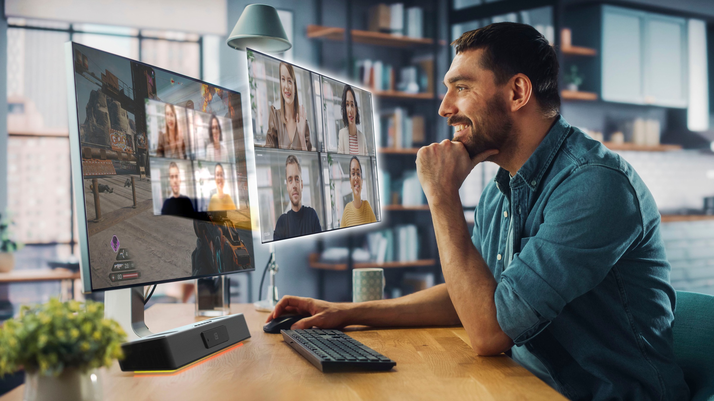 Creative Soundbar »Sound Blaster Katana V2X« 2.1 (A2DP Bluetooth | AVRCP Bluetooth | Bluetooth App-Steuerung | Bass- und Lautstärkeregelung | Beleuchtungseffekte | Equalizer | Steuerung per TV Fernbedienung | USB-Wiedergabe 90 W) Bluetooth