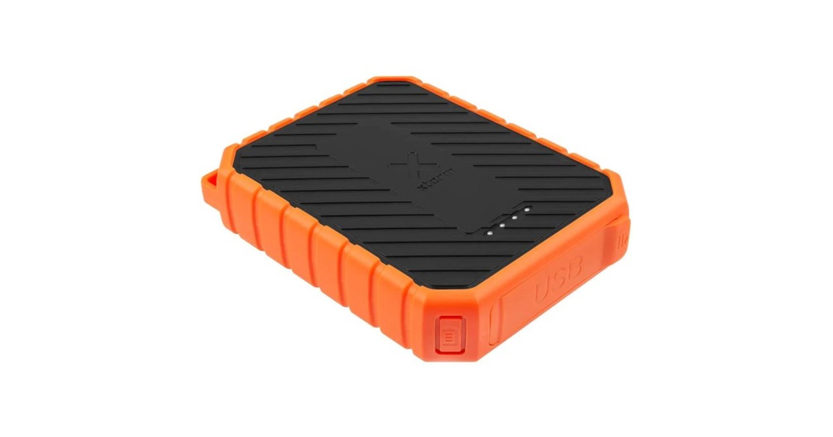 XtormXtreme Powerbank Rugged 18W - 10.000 mAh  (Oranje/zwart, IP65)