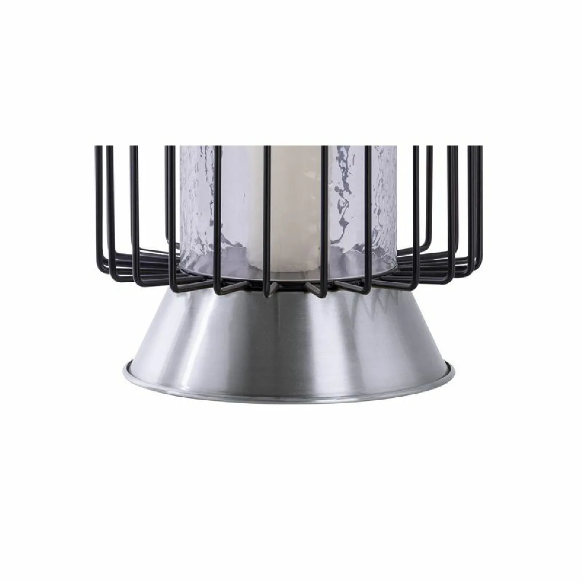 Paris Prix Bougeoir Déco Malibu Noir & Argent