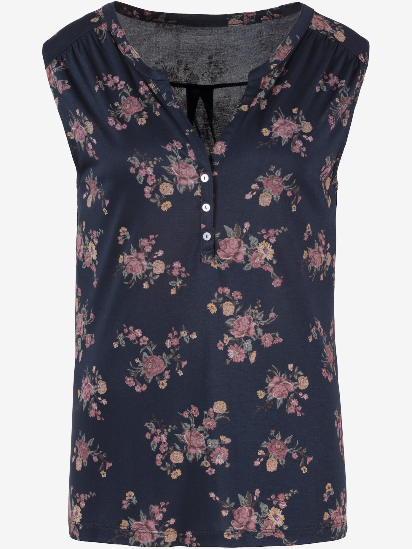 Débardeur lot de 2 : imprimé floral et uni