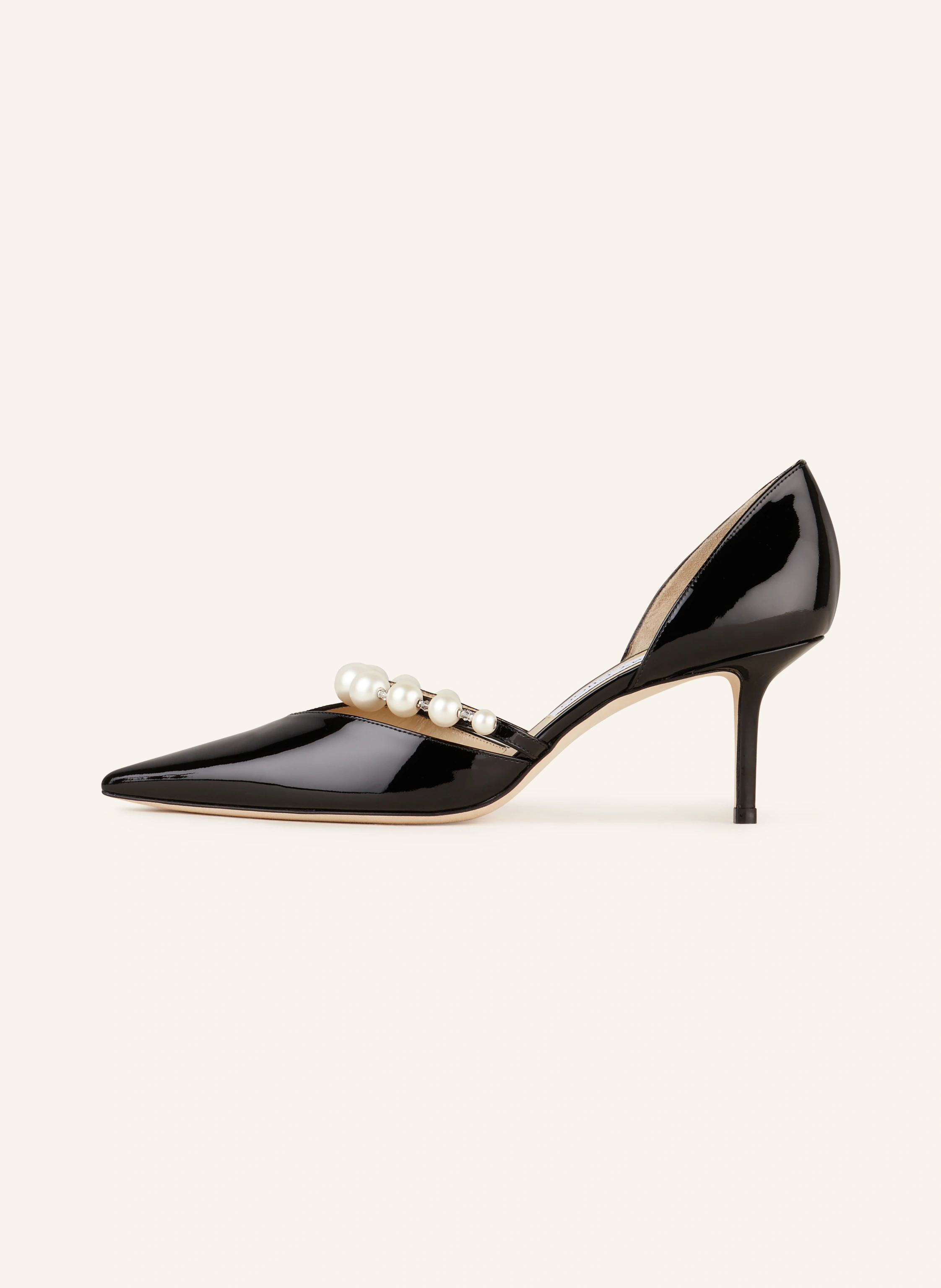 JIMMY CHOO Pumps AURELIE 65 mit Schmuckperlen