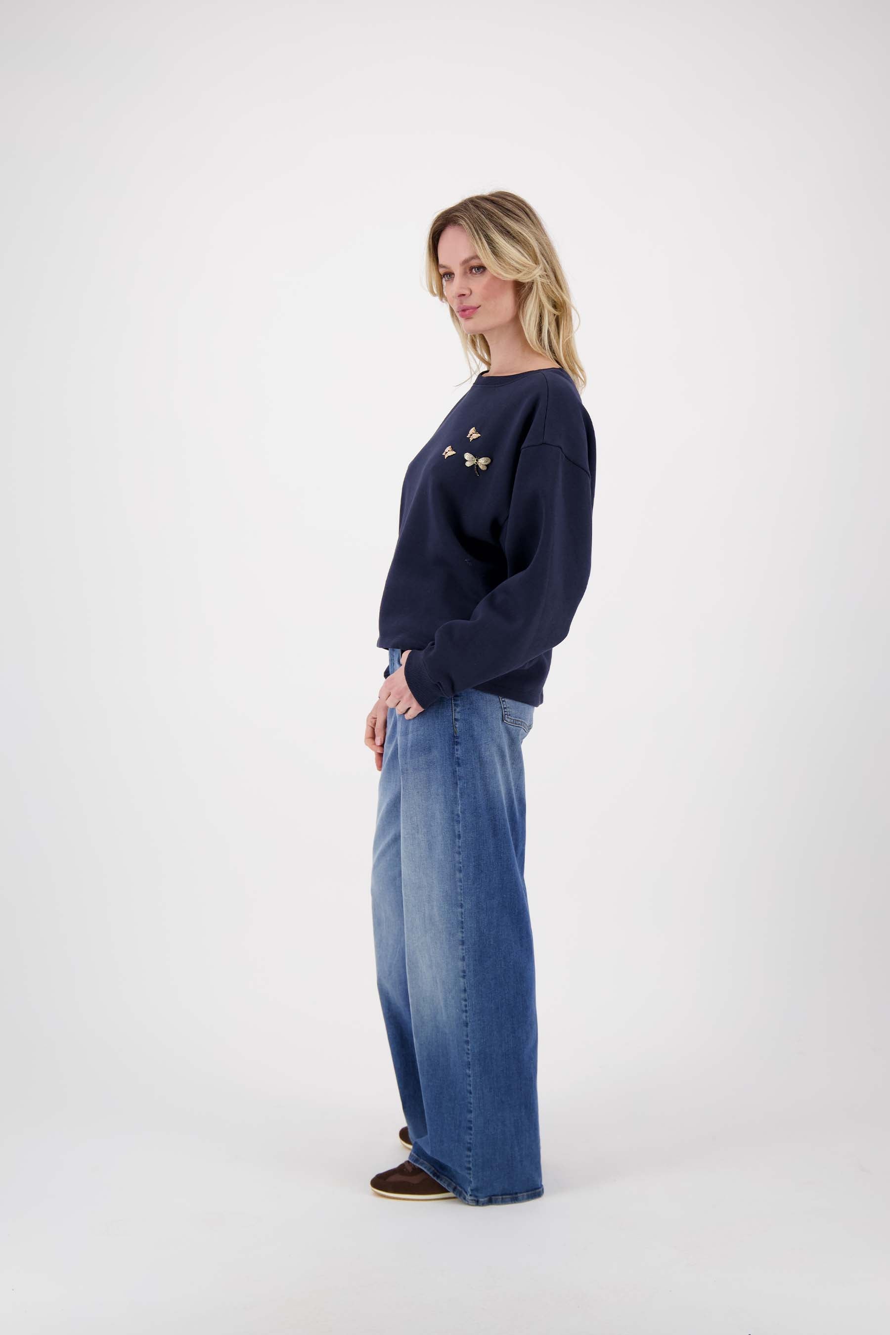 sweater met broche