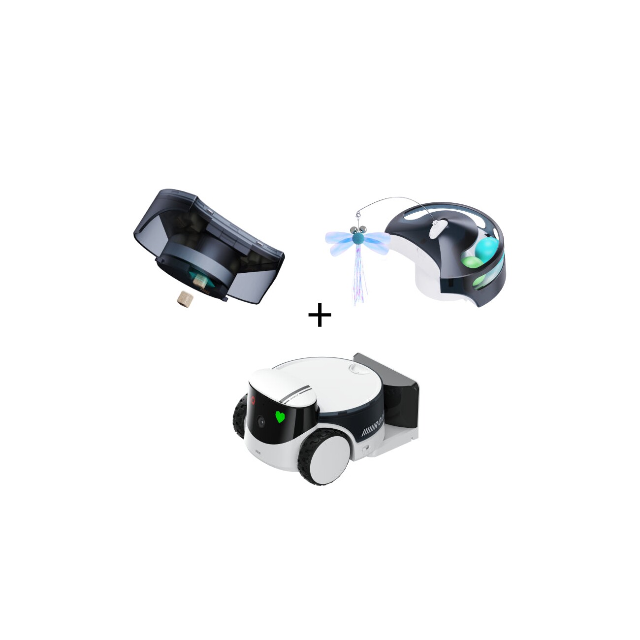 Enabot Rola PetPal - Mobile Haustierkamera + Futtermodul + Spielzeugmodul