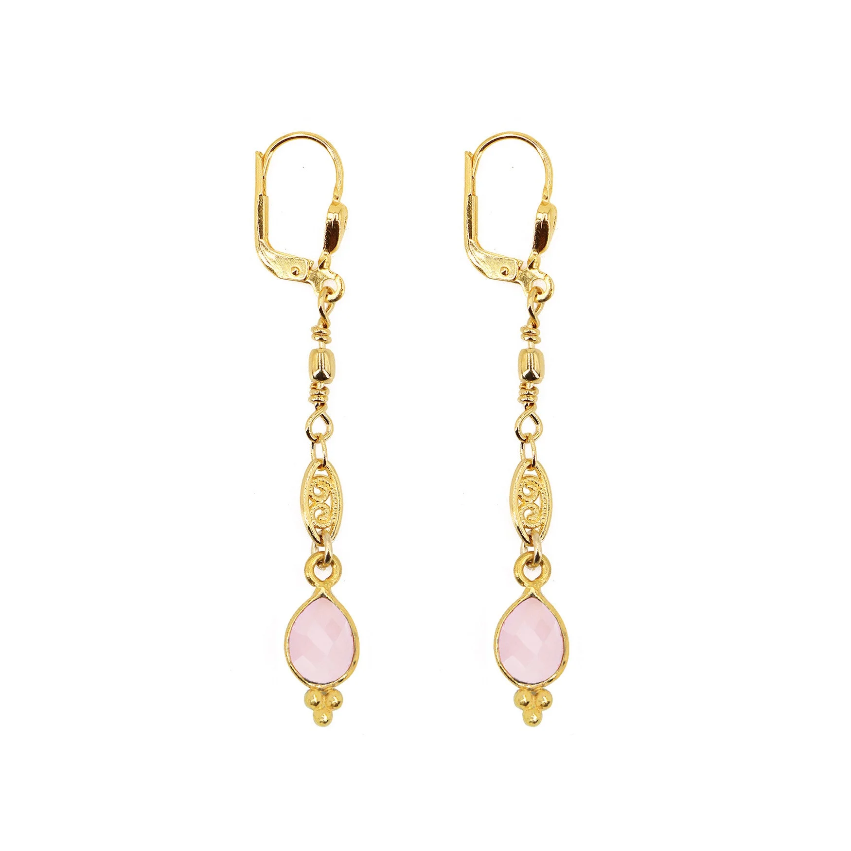 THALIA - Boucles longues | Rose