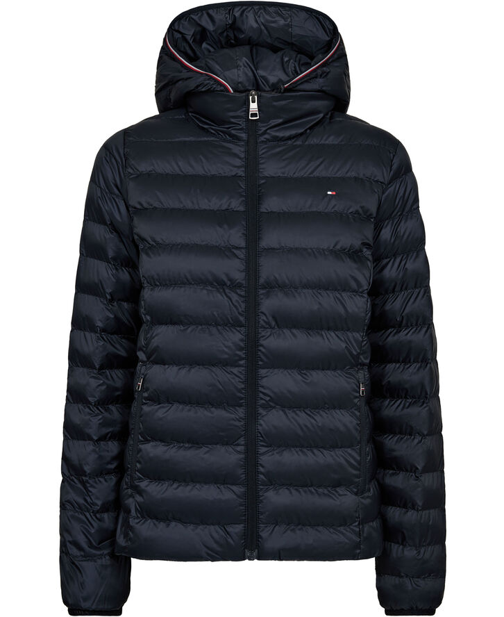 Tommy Hilfiger LW PADDED GLOBAL STRIPE JACKET Desert sky