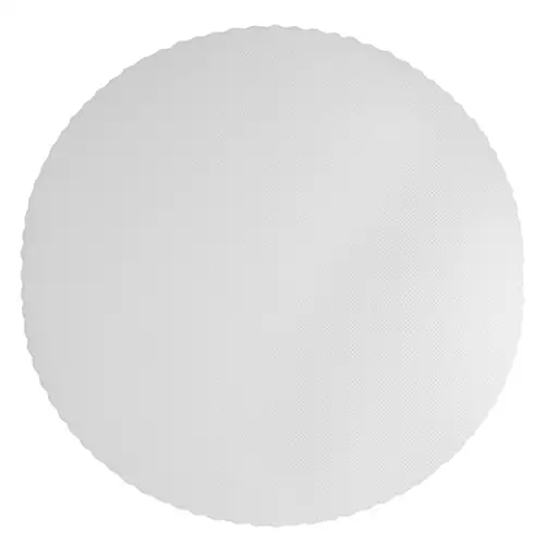 Nappe de table papier rond Manufacture de l'Éphémère Ø118cm blanc