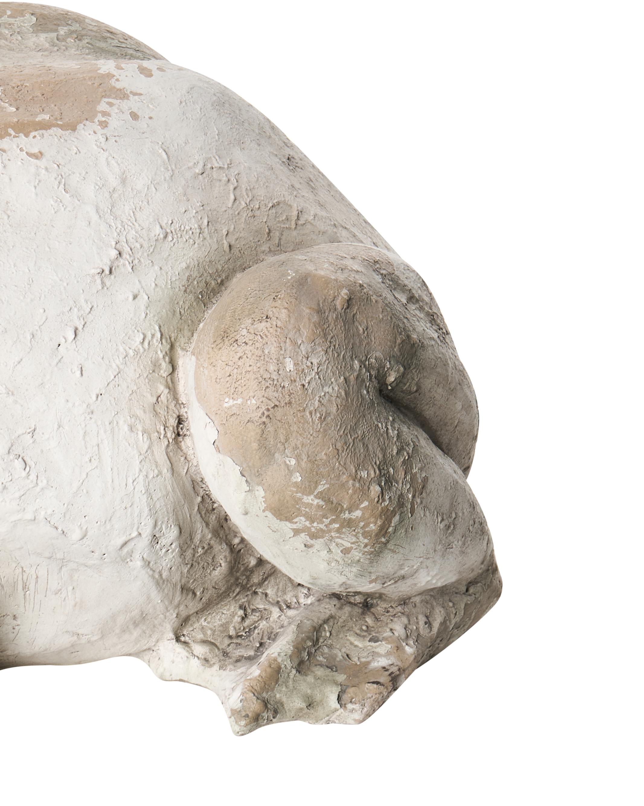 Tuinbeeld CARAPELLE Kikker Beige