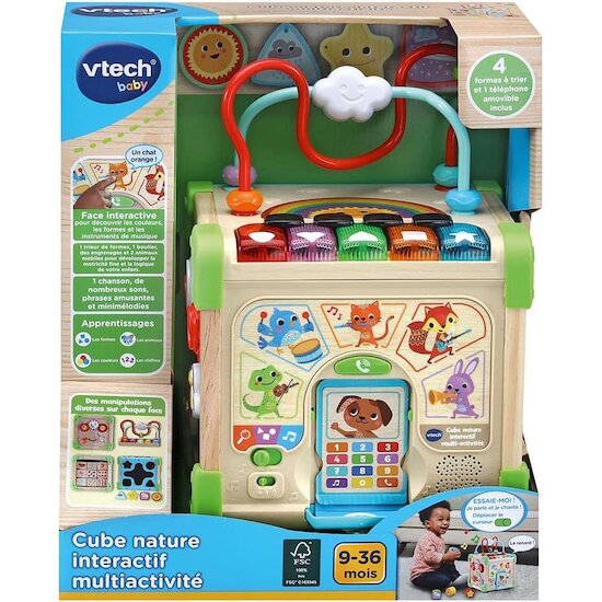 Cube nature interactif multi-activités   de               Vtech