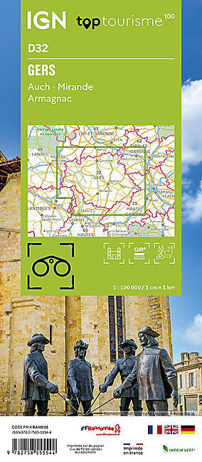 IGN - GERS D32 TOP TOURISME 100 IGN