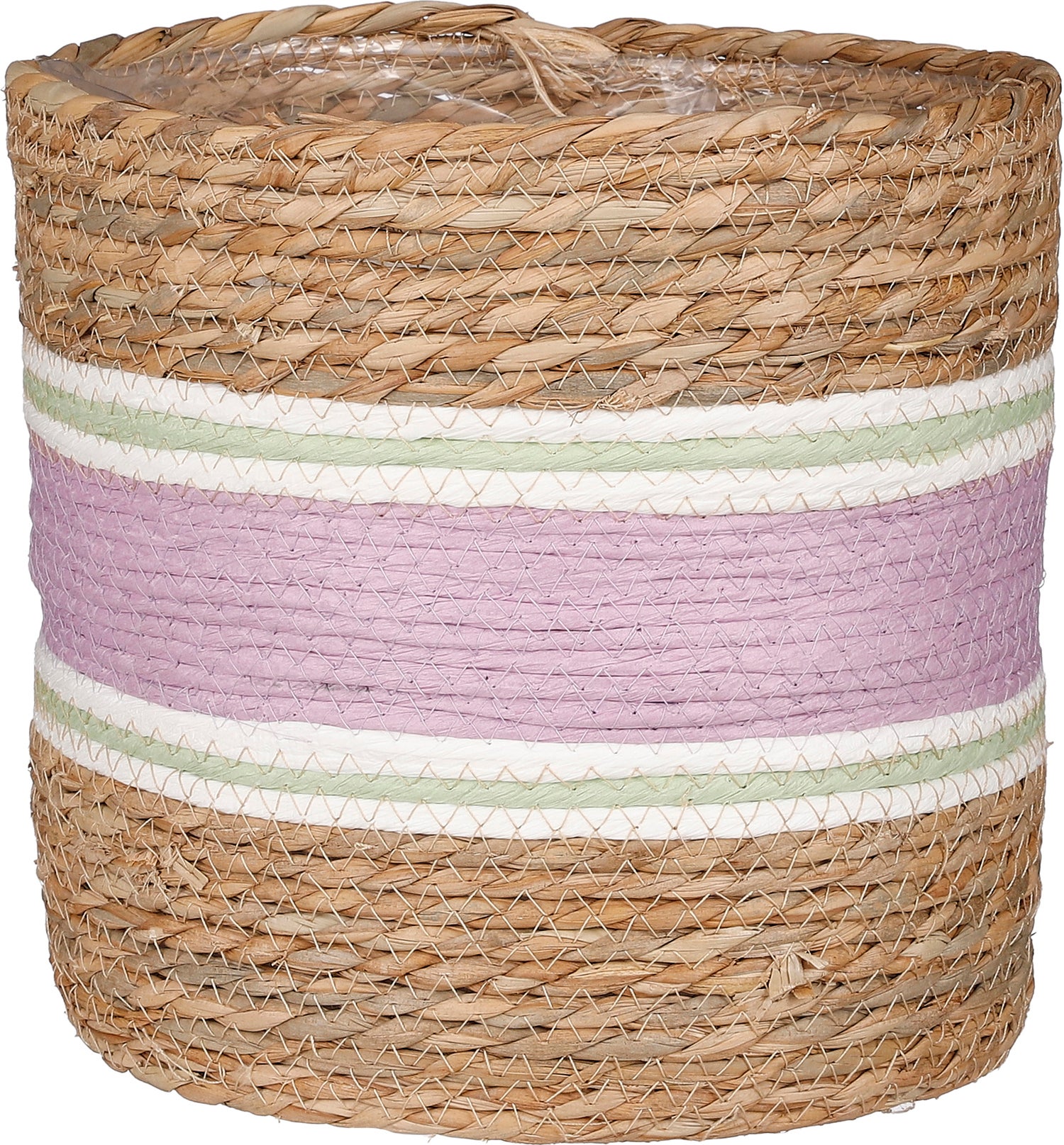 Mica Decorations plantenmand Rachel paars D 25 H 25 cm