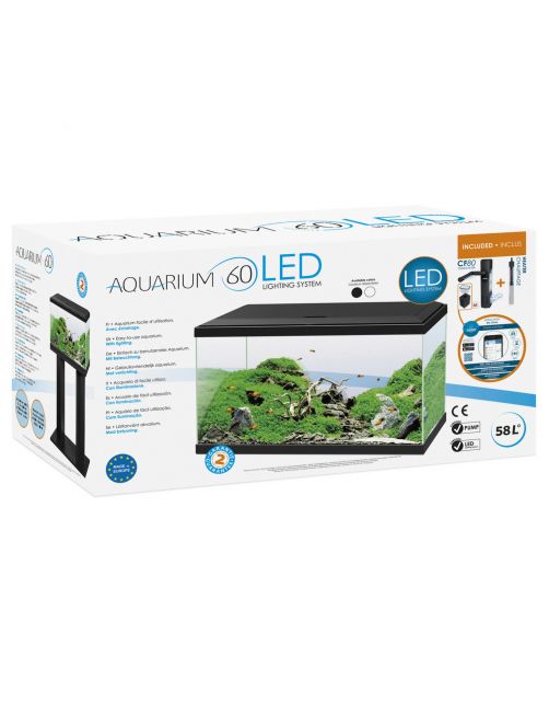 Ciano Aquarium 60 Led Cf80 60x30x34 cm - Aquaria