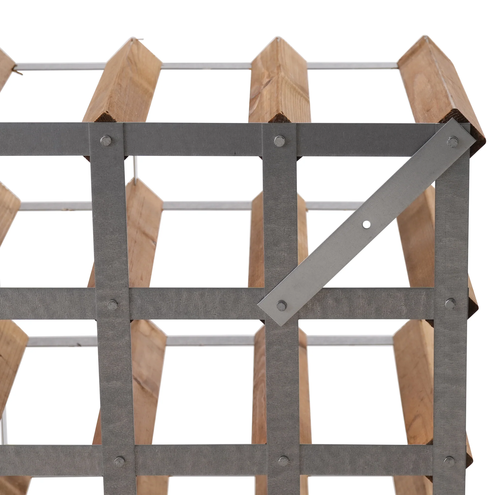 Traditional Wine Rack  Vinreol, 30 flasker - lys eg