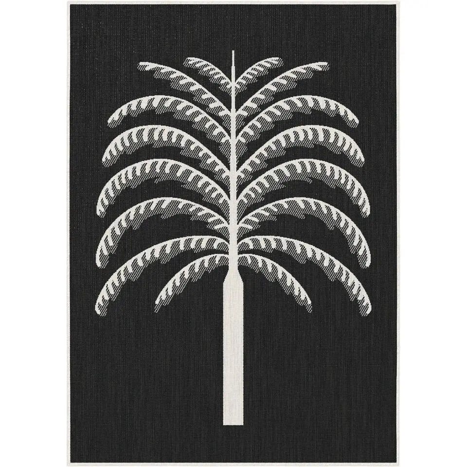 Interieur05 buitenkleed zwart/wit Breeze - 290 x 200 cm