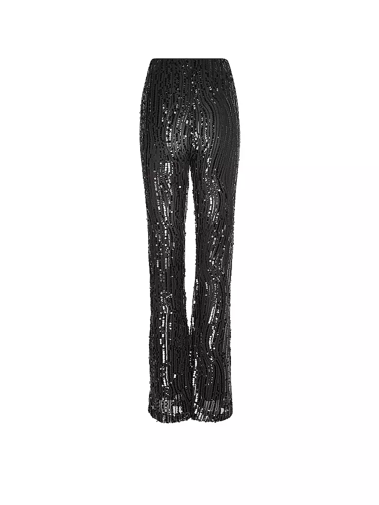 RICH & ROYAL Hose Flared Fit schwarz