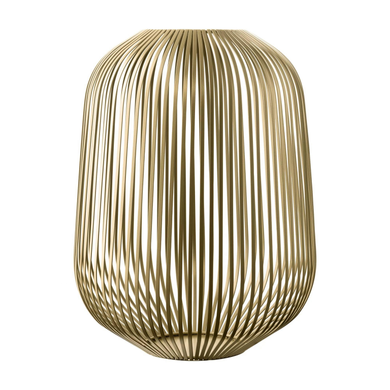 Blomus Lito windlicht metallic large champagne