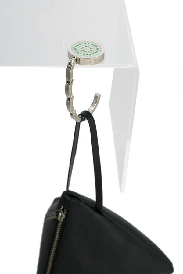 Bag holder metallic