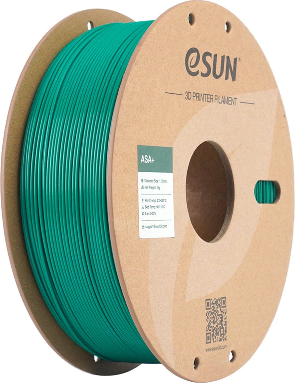 eSUN  ASA+ Green, 1,75 mm / 1000 g    Wetterbeständiges Material in Green
