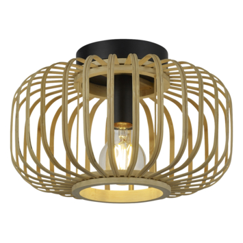 Plafondlamp Joy bamboe naturel Ø28cm