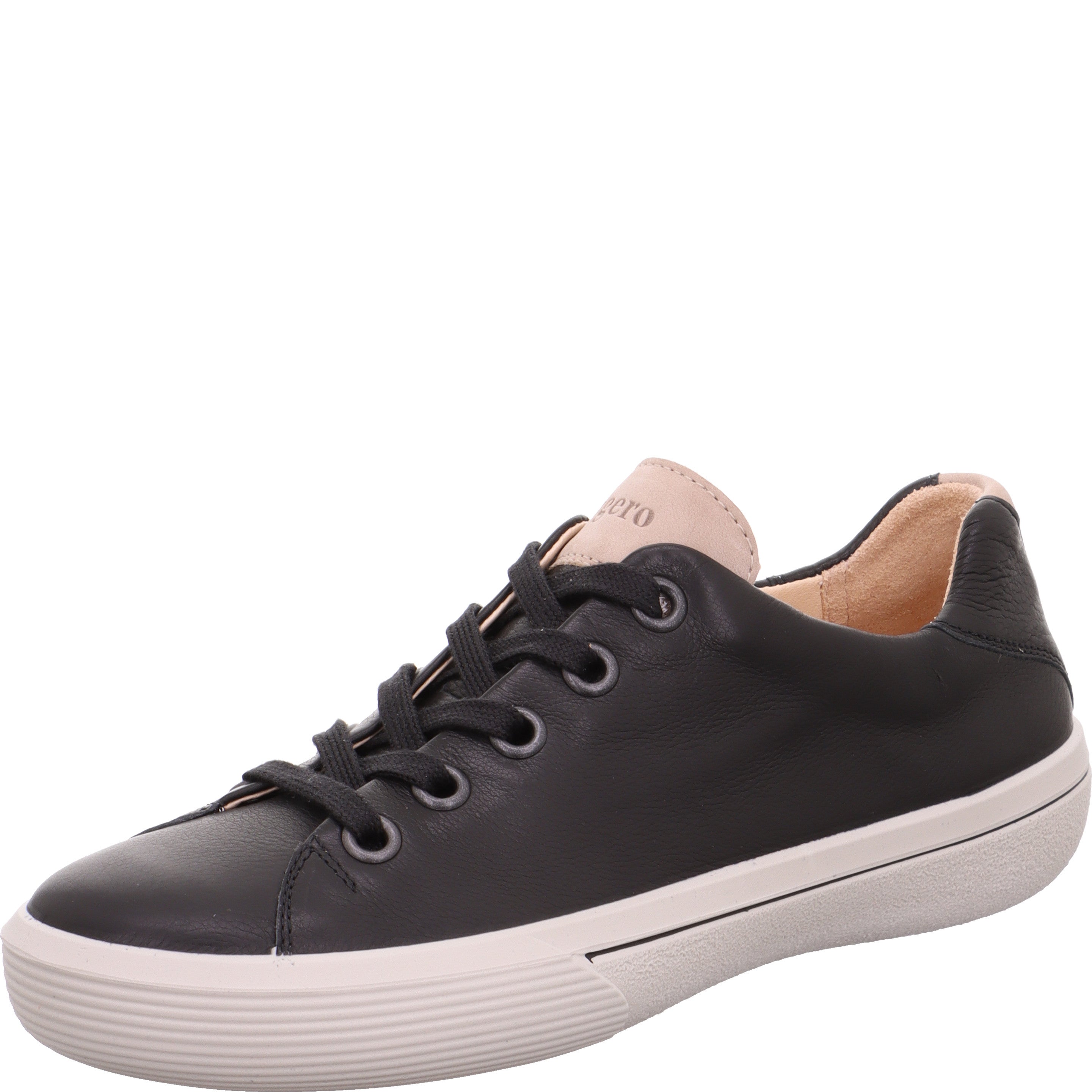 legero FRESH Damen  Sneaker low mit Schnürung - Farbe: Schwarz - Größe: 4.5