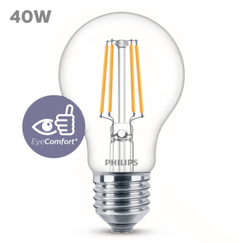 Philips LED peer E27 40 W filament helder niet dimbaar