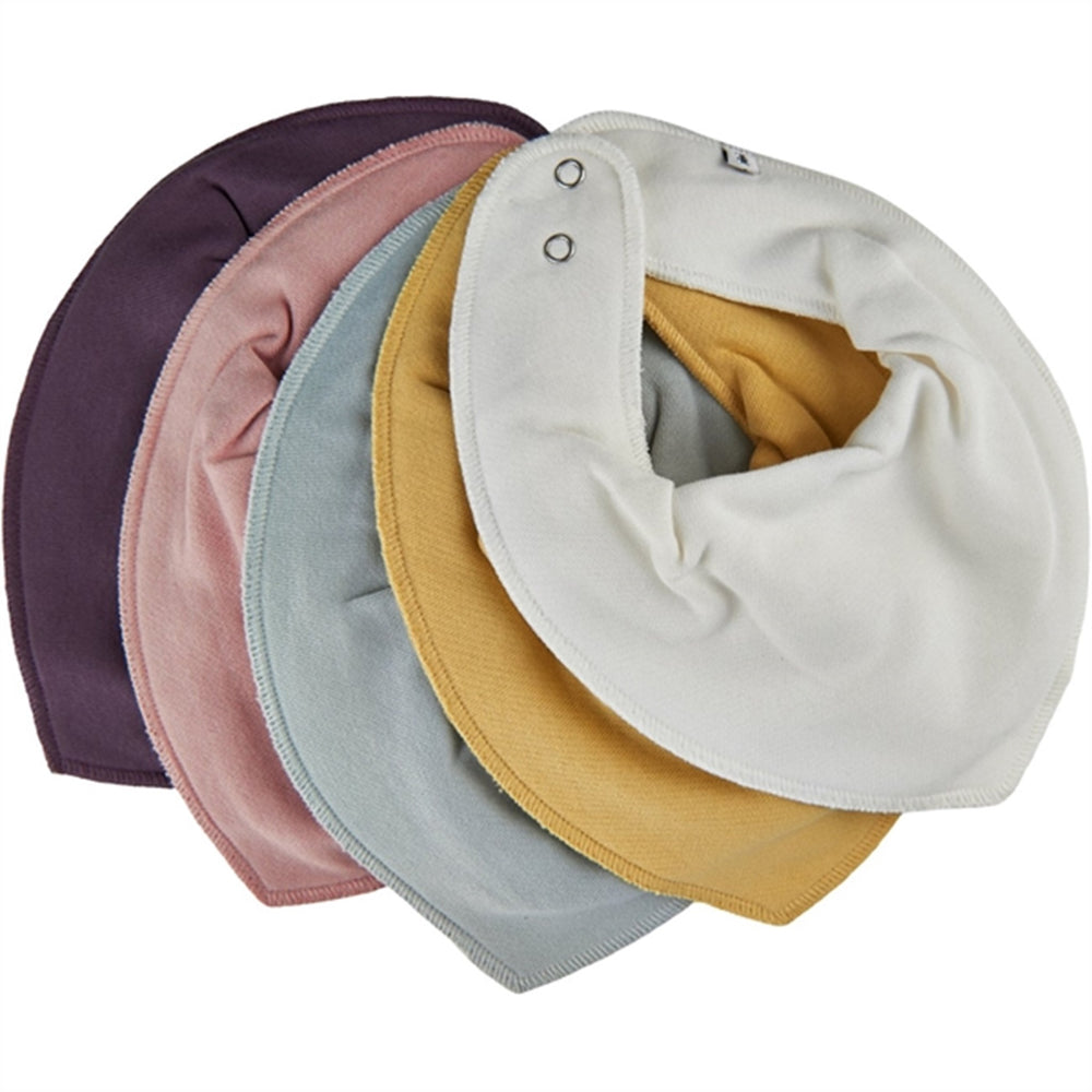 Bandana Hagesmæk 5-pak Misty Rose - Pippi