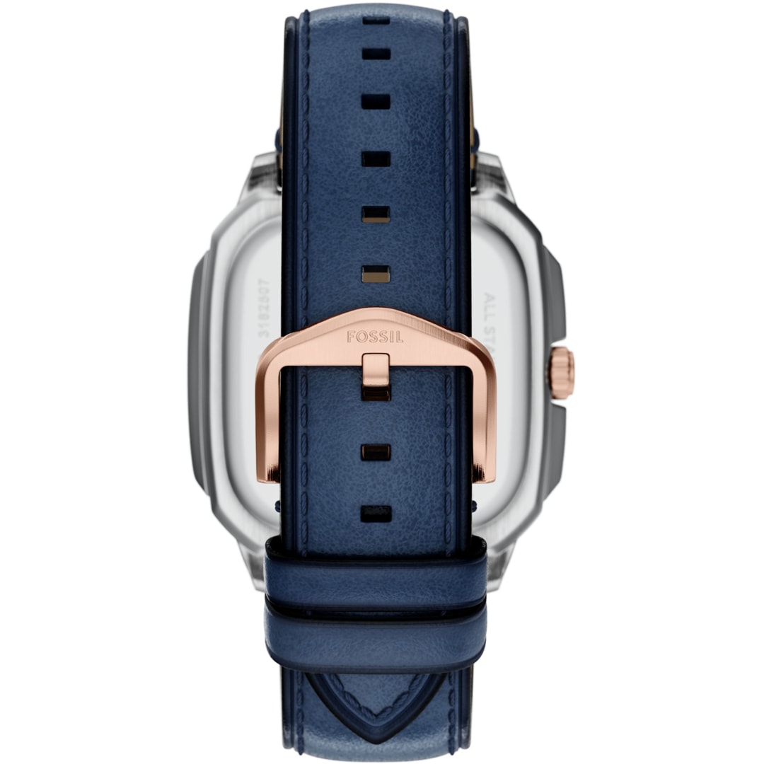 Fossil Crosby Date Bicolor / Blau