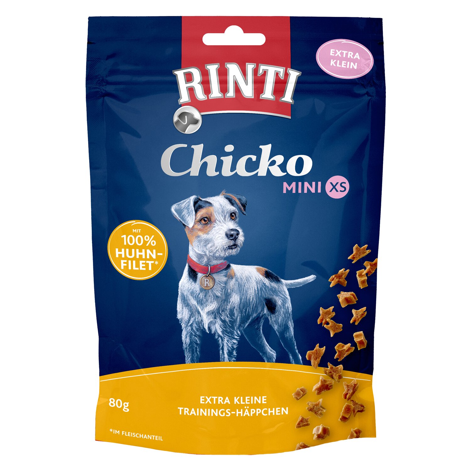 RINTI Snack Extra Chicko Mini XS  - 80 g - Huhn