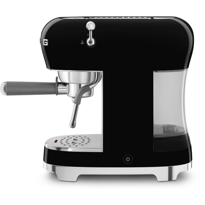 SMEG Espresso-Kaffeemaschine 50's Style ECF02BLEU Schwarz