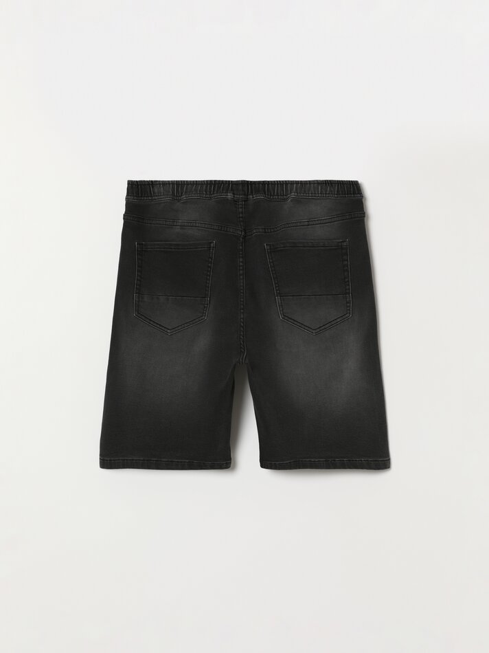 Bermuda jogger jeans - Vigoré Cinza