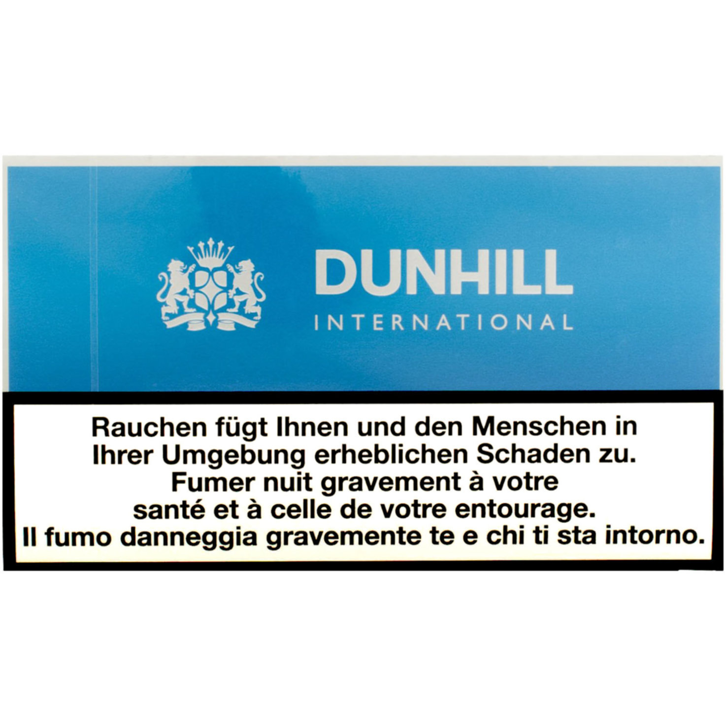 Dunhill Zigaretten International Blue Flat Stange