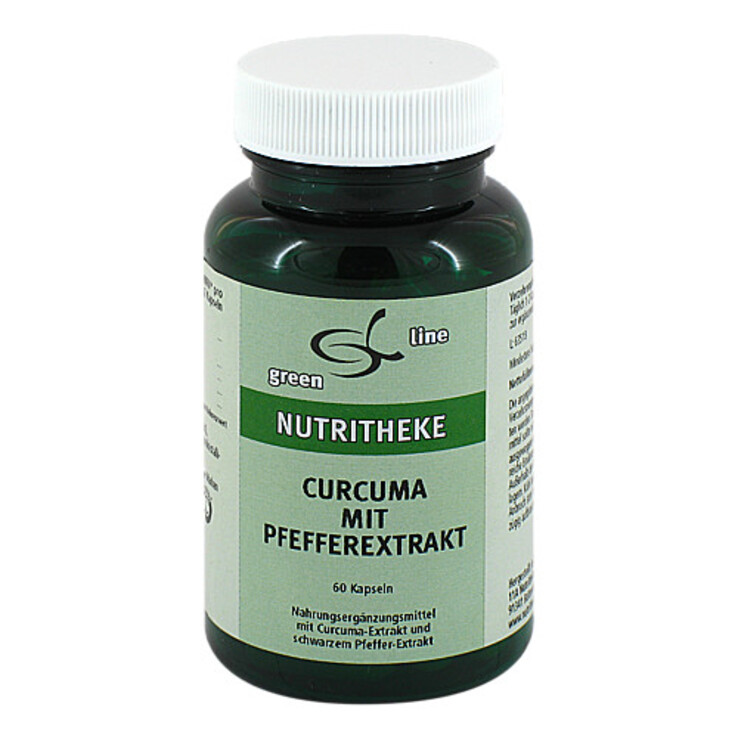 Curcuma mit Pfefferextrakt Kapseln, 60 St