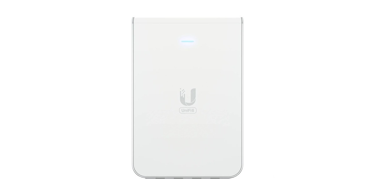 UbiquitiAccess Point U6 In-Wall  (Wit, PoE)
