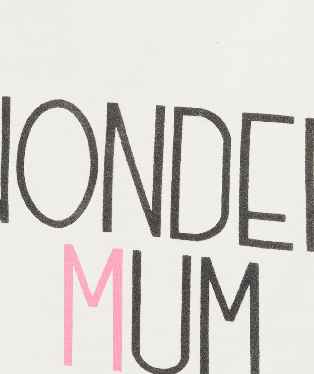 LE T-SHIRT FEMME WONDER MUM EN COTON BIOLOGIQUE