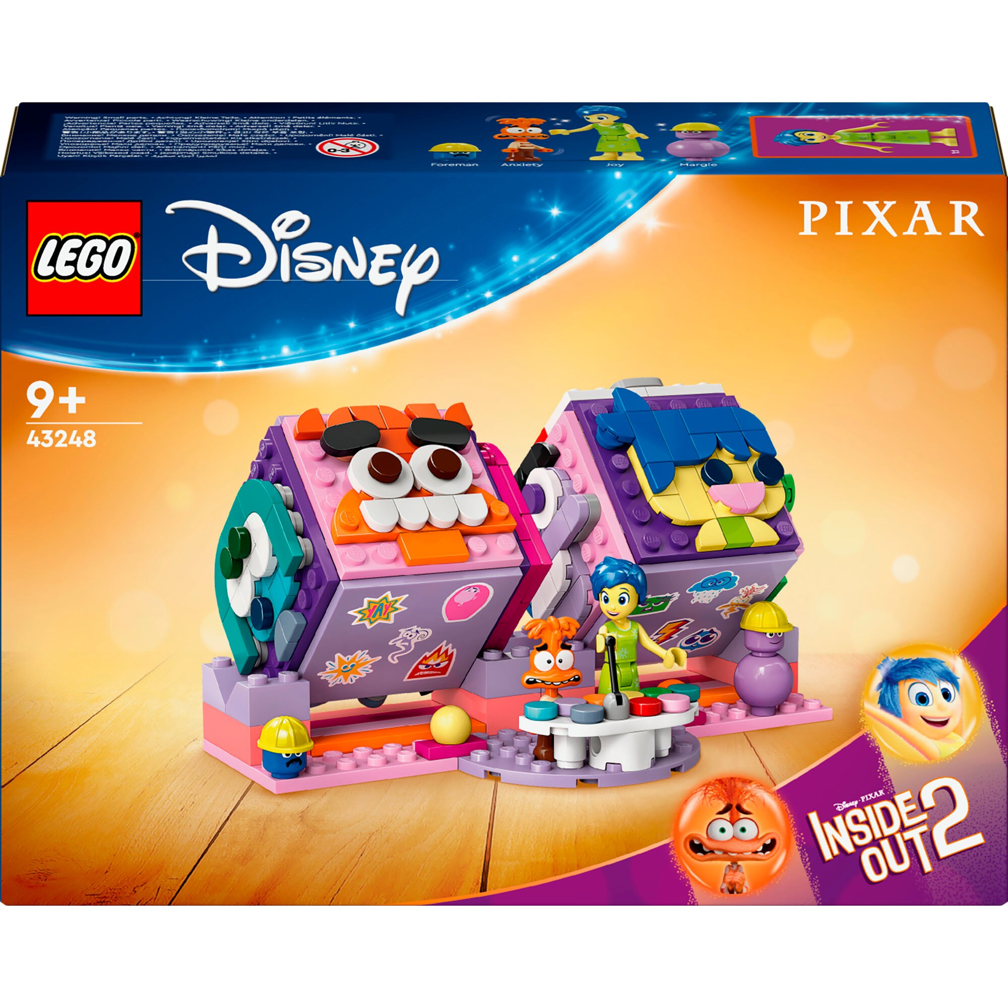 LEGO Konstruktionsspielzeug Disney Pixar Alles steht Kopf 2 Stimmungswürfel