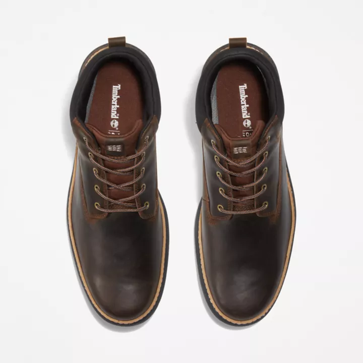 Jaqueta Chukka Cross Mark Gore-Tex masculina na cor marrom.