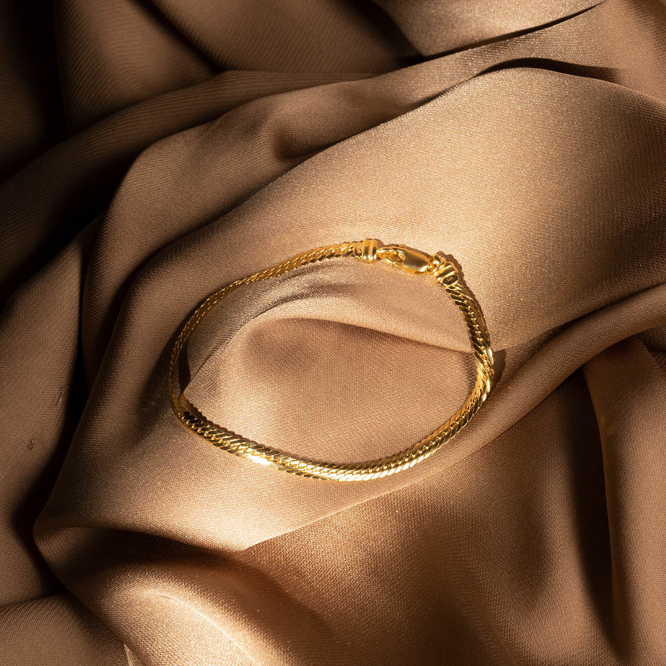 Instant d'Or Bracelet Compact plat or jaune