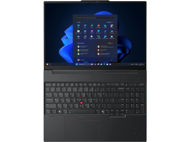 Lenovo Notebook ThinkPad E16 G3 (Intel) Business-Laptop mit großem Display und zuverlässiger Leistung
