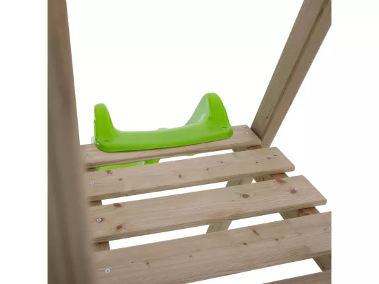 Portique avec 2 balançoires et une glissière Forest