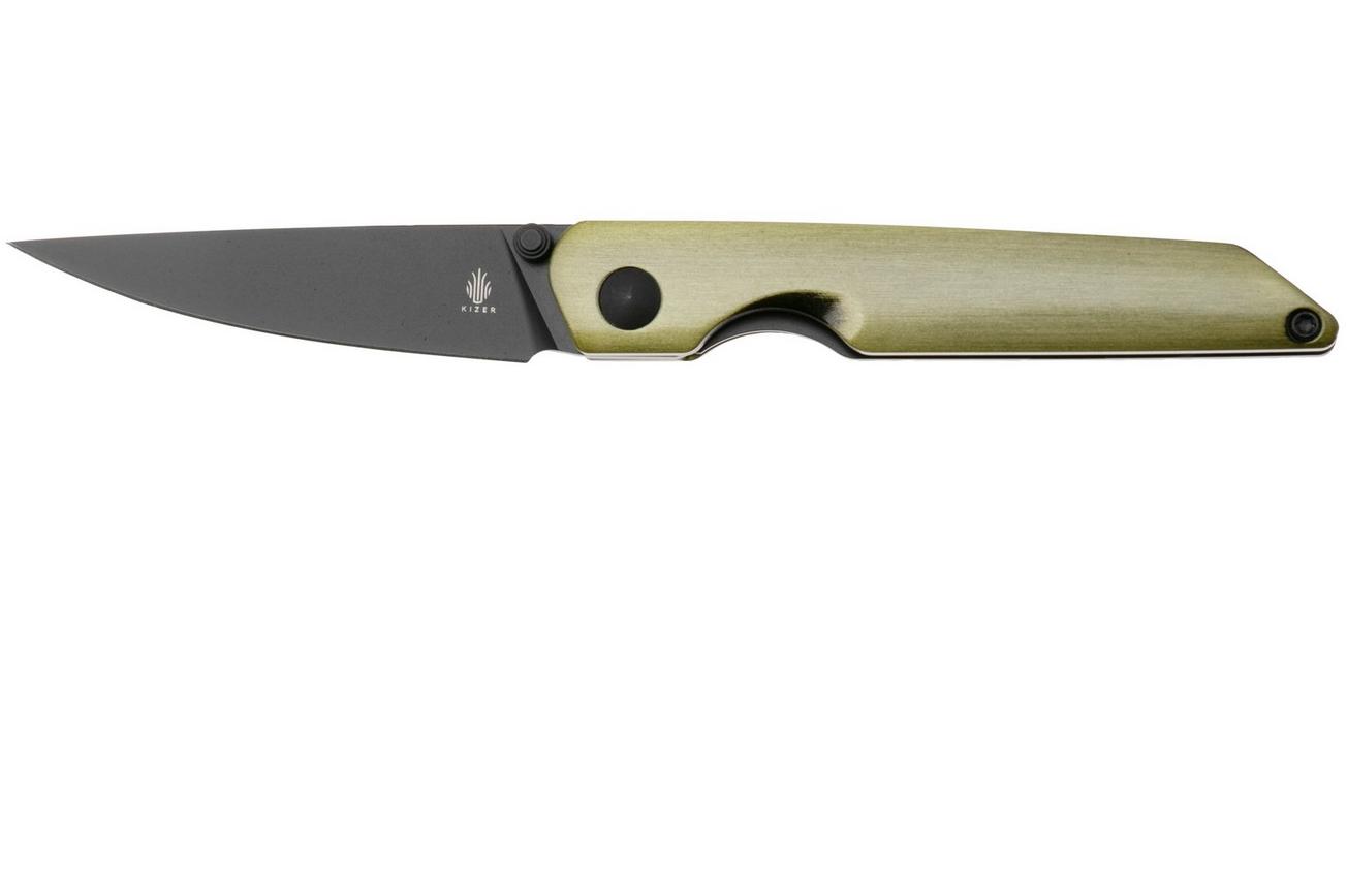 Kizer Shot V3677C2, Black 154CM, Bronze Aluminium zakmes, Evgeniy Bulichev design
