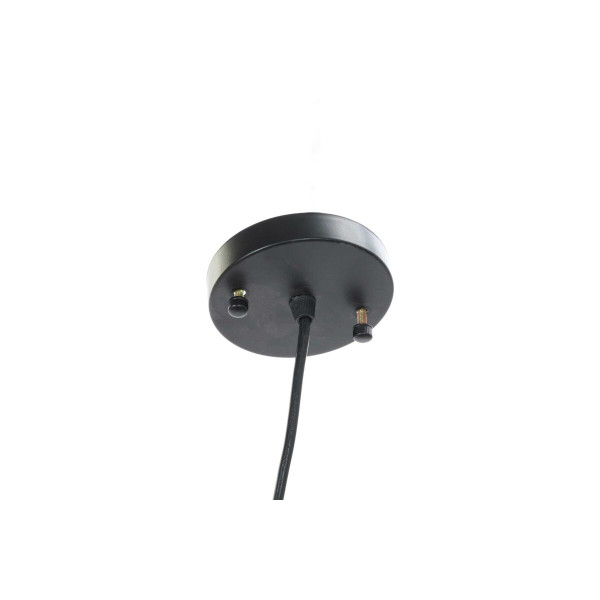 Suspension bicolore rotin 50 w (45 x 45 x 60 cm)