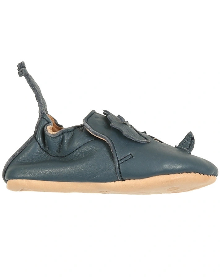 Krabbelschuhe BLUMOO TRICERATOP in denim